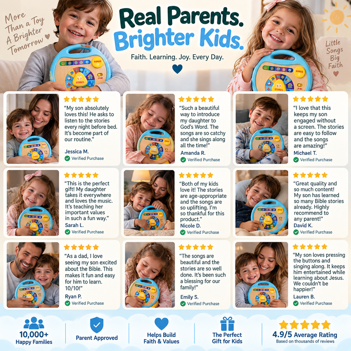 FaithSteps™ Bible Stories and Songs Reader